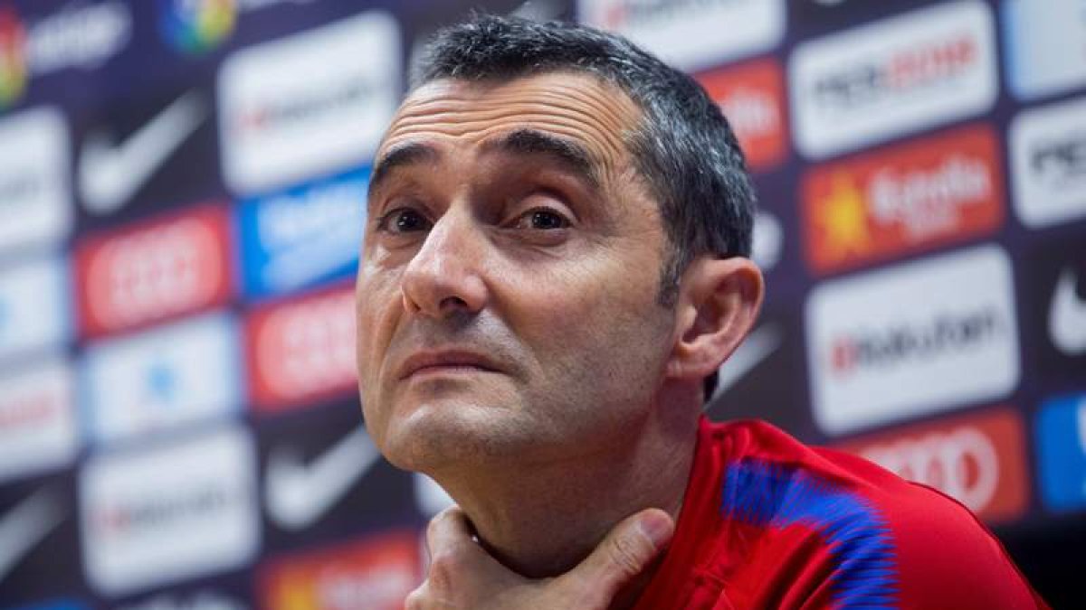 Ernesto Valverde no se fía de la mala temporada y clasificación del Málaga. QUIQUE GARCÍA