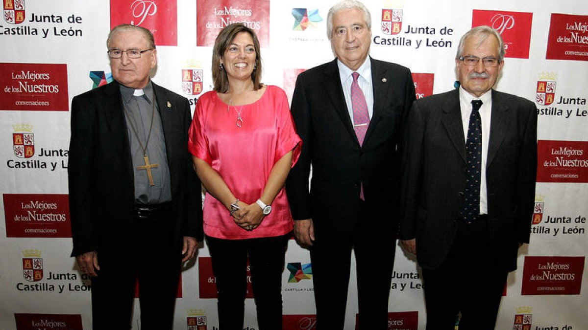 Nicolás Castellanos, Milagros Marcos, Rafael del Río y Ángel Miñambres.