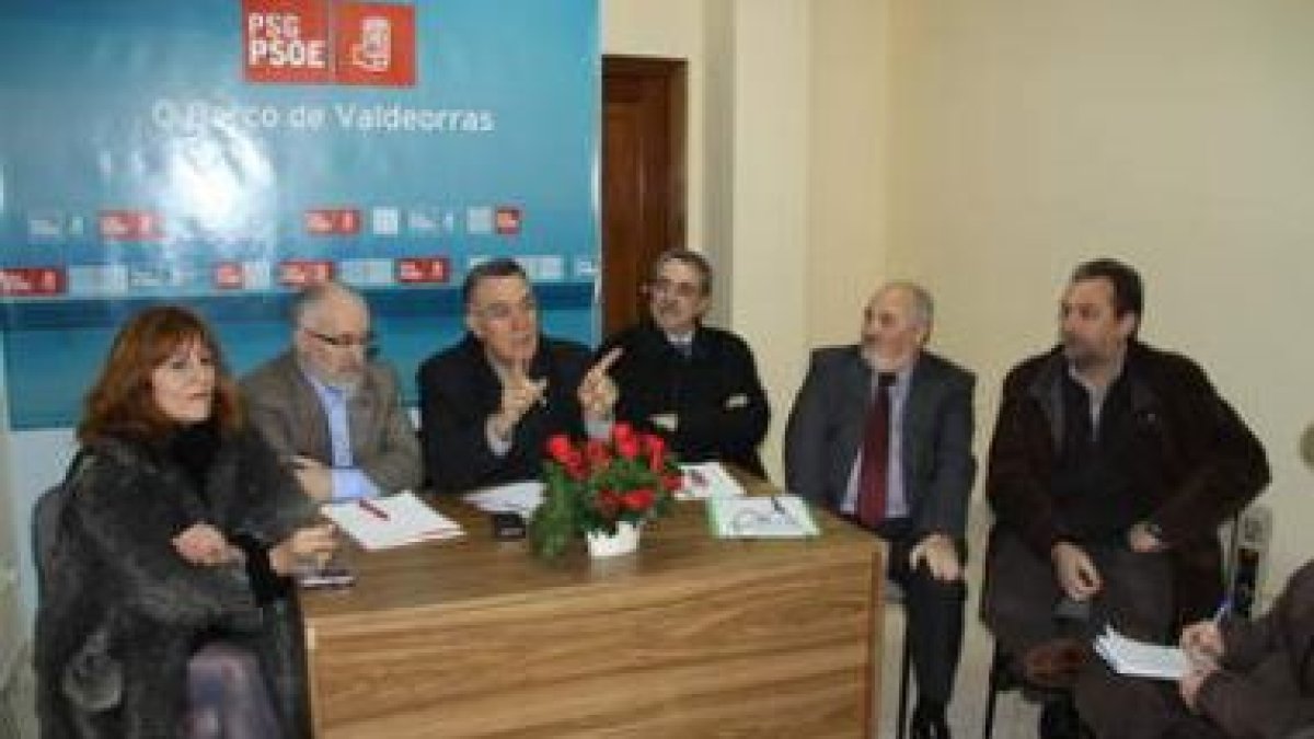 Carmen Acuña, Miguel Fidalgo, Alfredo García, Antonio Canedo, Pedro Nieto y Luis Fernández.
