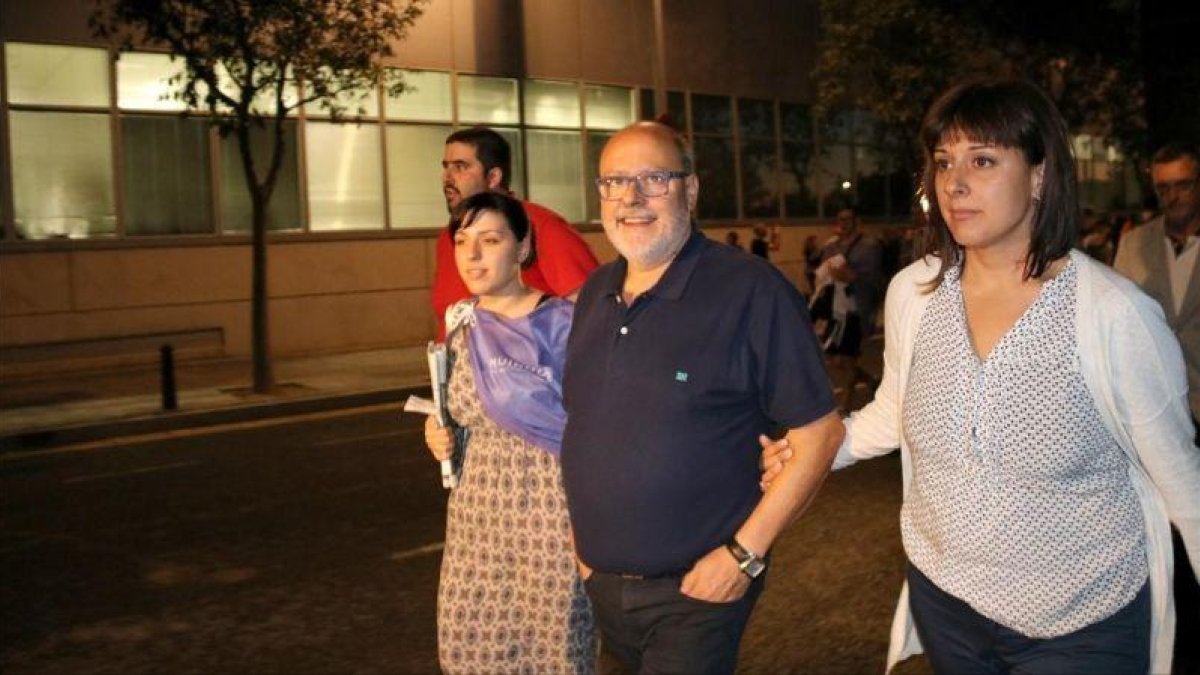 El director de El Vallenc, Francesc Fàbregas, que se negó a declarar ante la Guardia Civil.