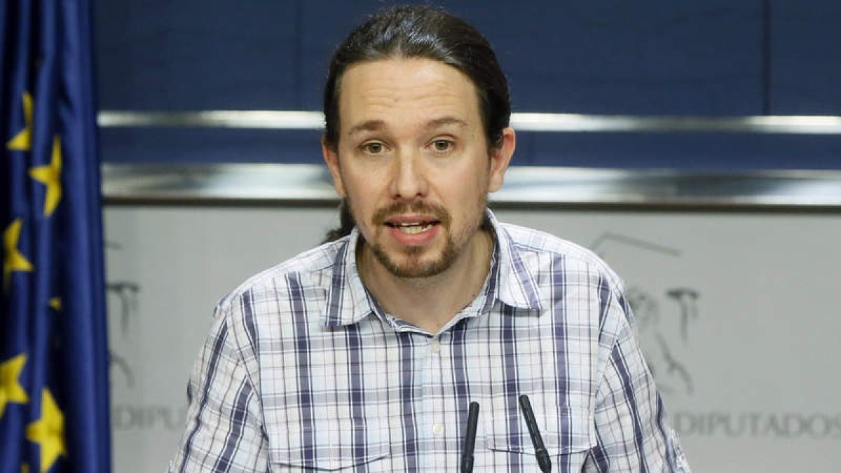 El secretario general de Podemos, Pablo Iglesias. Fernando Alvarado