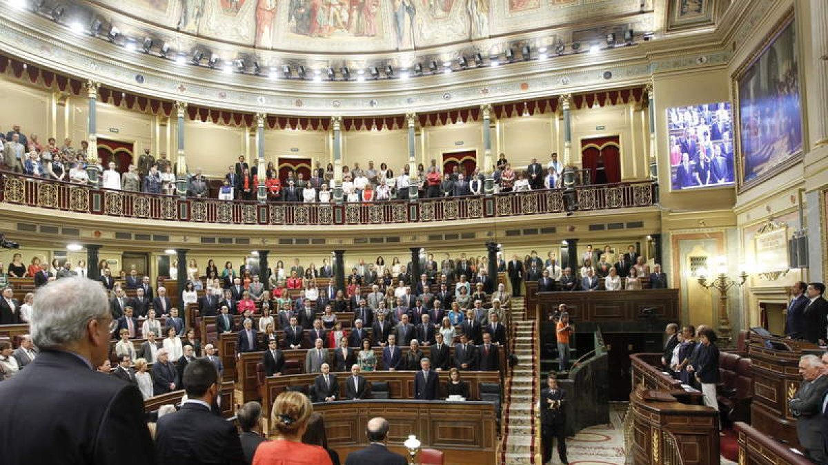 Homenaje en el Congreso de los Diputados a las víctimas del terrorismo.