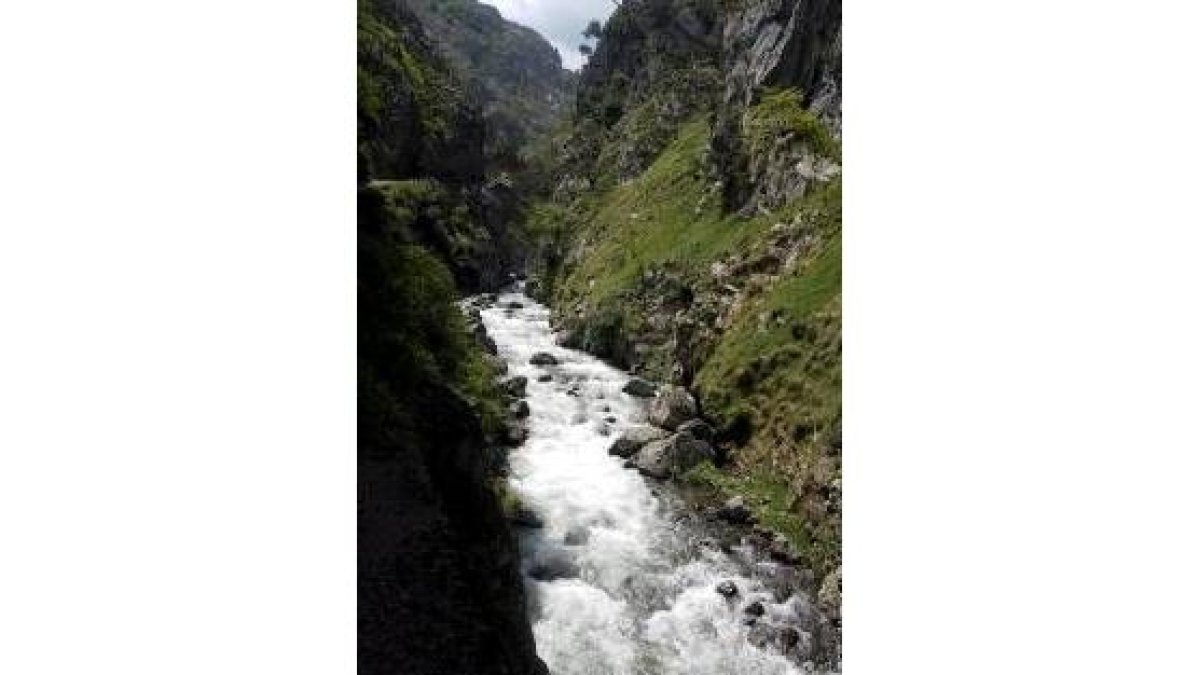 El río Cares, en Picos de Europa