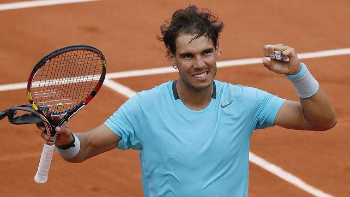 Rafael Nadal, tras batir a Dominic Thiem en Roland Garros.