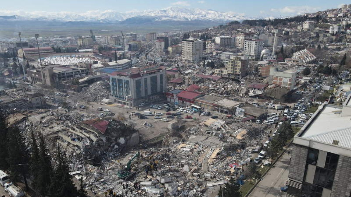 El terremoto ha destrozado ciudades enteras en Turquía. NECATI SAVAS