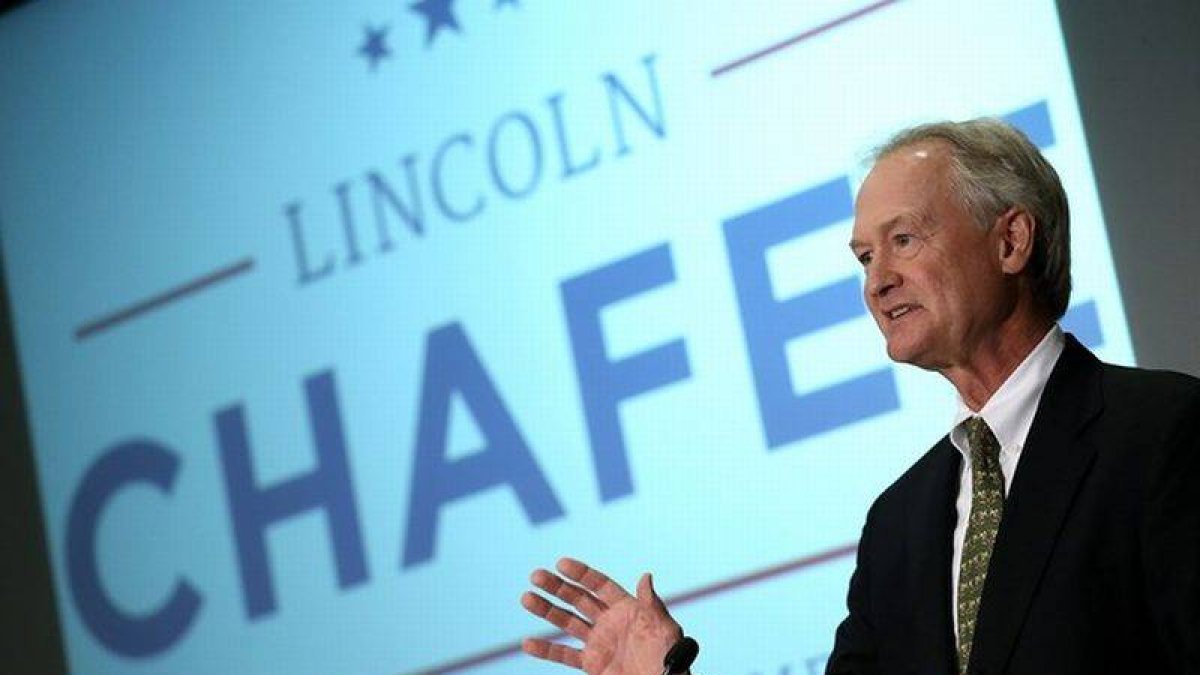 El senador Lincoln Chafee anuncia su candidatura a la nominación demócrata para las elecciones presidenciales de Estados Unidos del 2016.