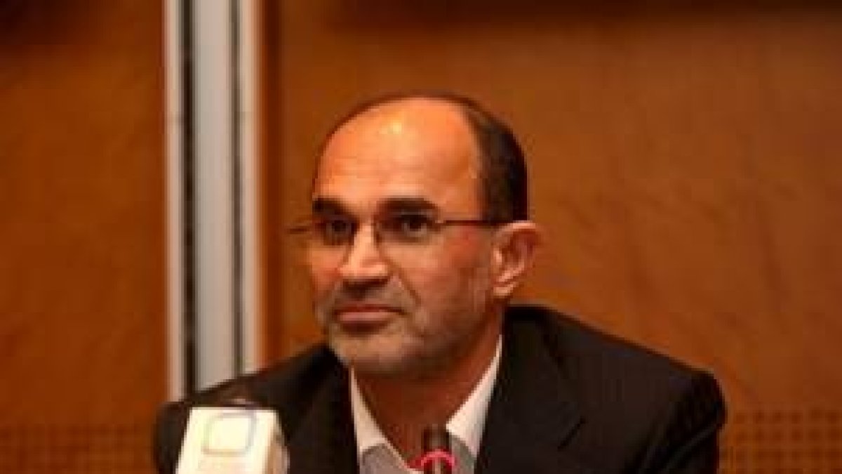 El ministro de Petróleo iraní, Gholamhossein Nozari, en la última reunión de la OPEP