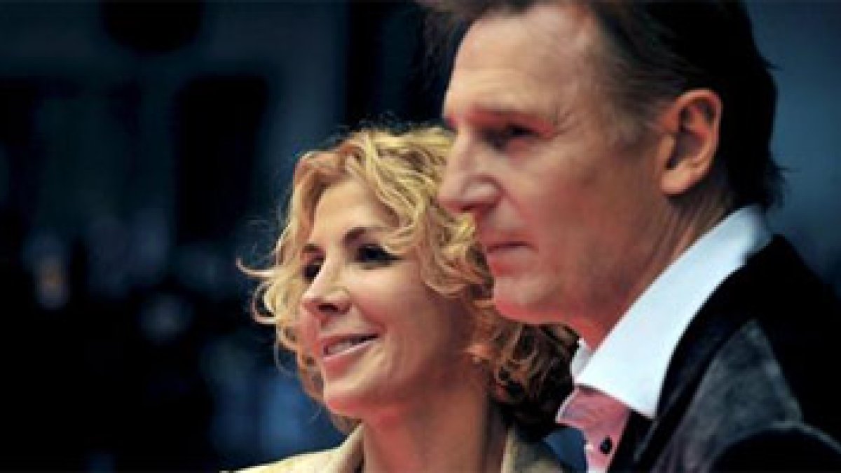 El actor irlandés Liam Neeson y su esposa, la actriz británica Natasha Richardson.