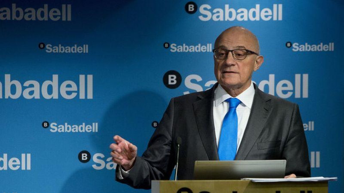 El presidente de Banc Sabadell, Josep Oliu.