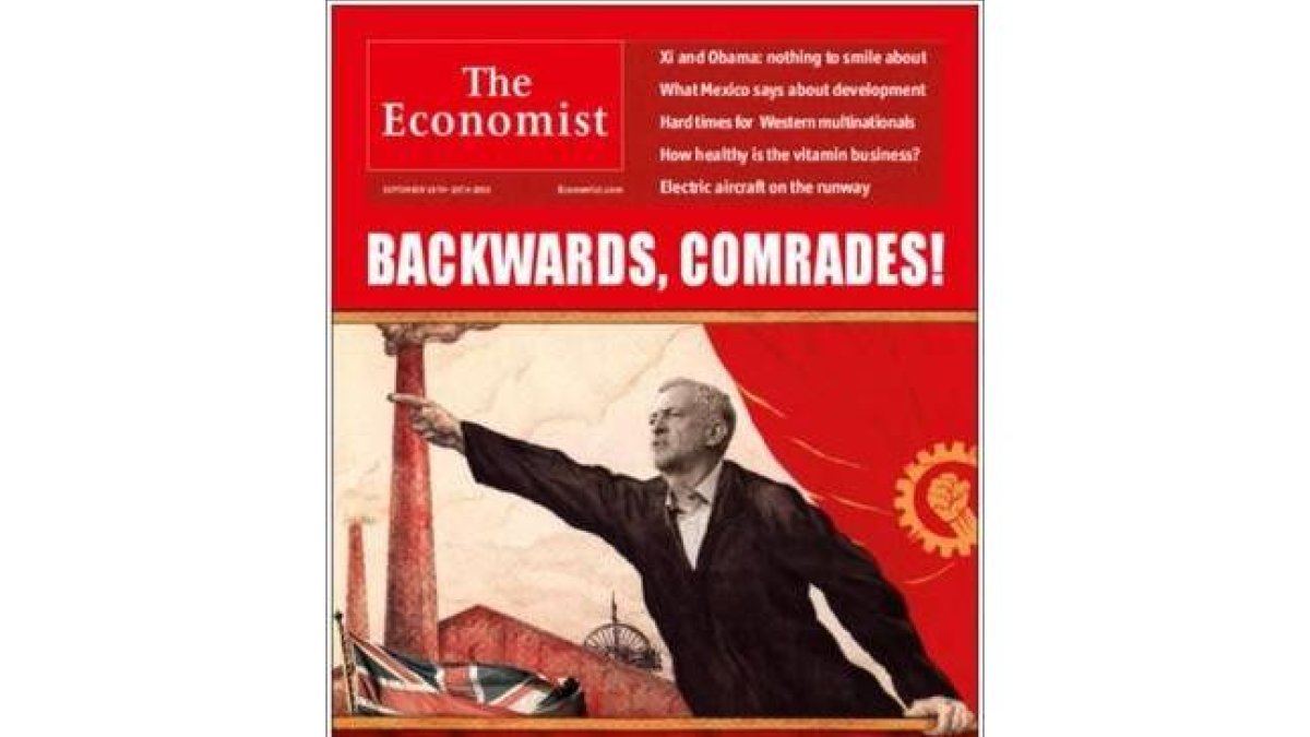 Portada de 'The Economist' con Corbyn como reencarnación de Lenin.