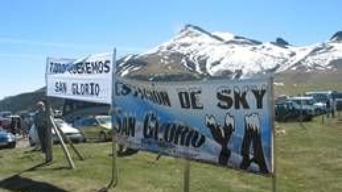 La construcción de la estación de esquí de San Glorio ha sido reivindicada en numerosas ocasiones