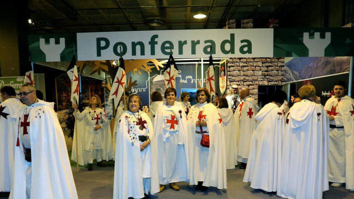 El PSOE ha criticado el diseño del stand de Ponferrada. R. P. V.