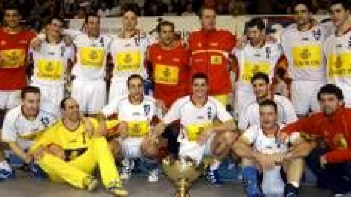 Equipo nacional que se impuso en el Torneo de Alcobendas, de España