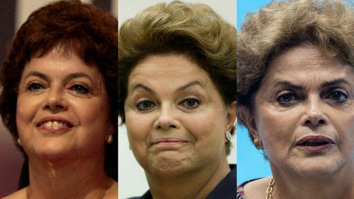 El deterioro físico de Dilma Rousseff.