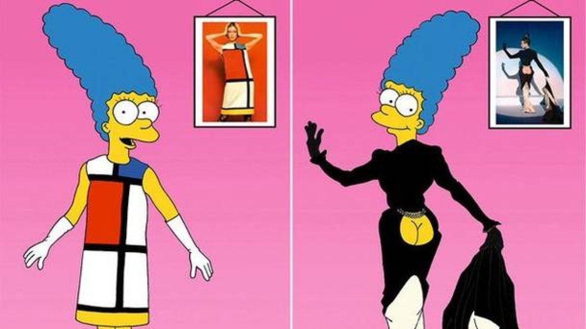 EFEMÉRIDE ANIMADA: Marge Simpson se cambia de vestido en su 25º aniversario