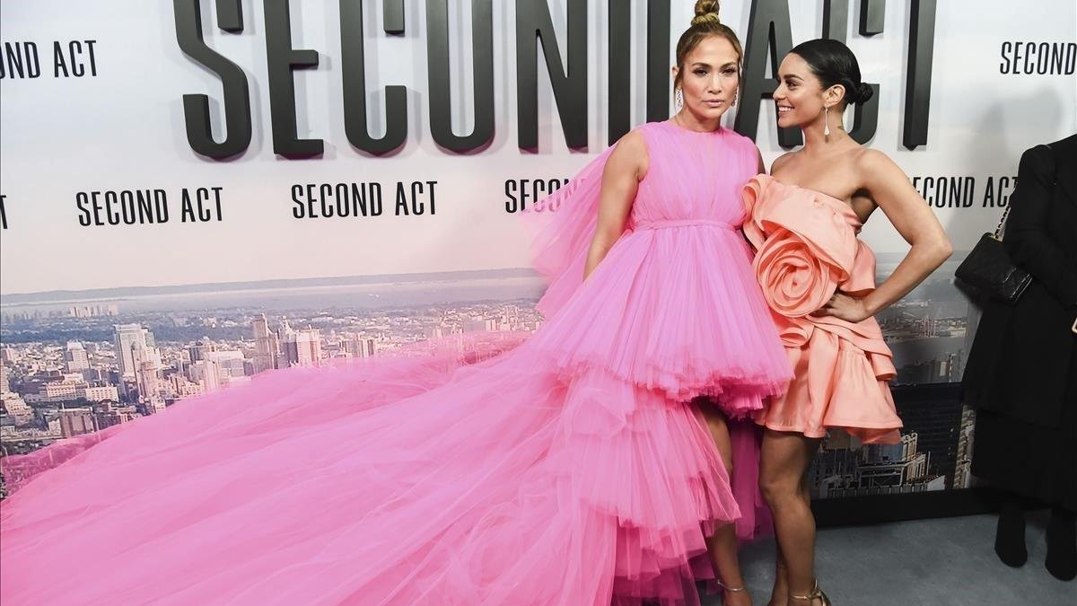 Jennifer Lopez, en el estreno en Nueva York de Second Act