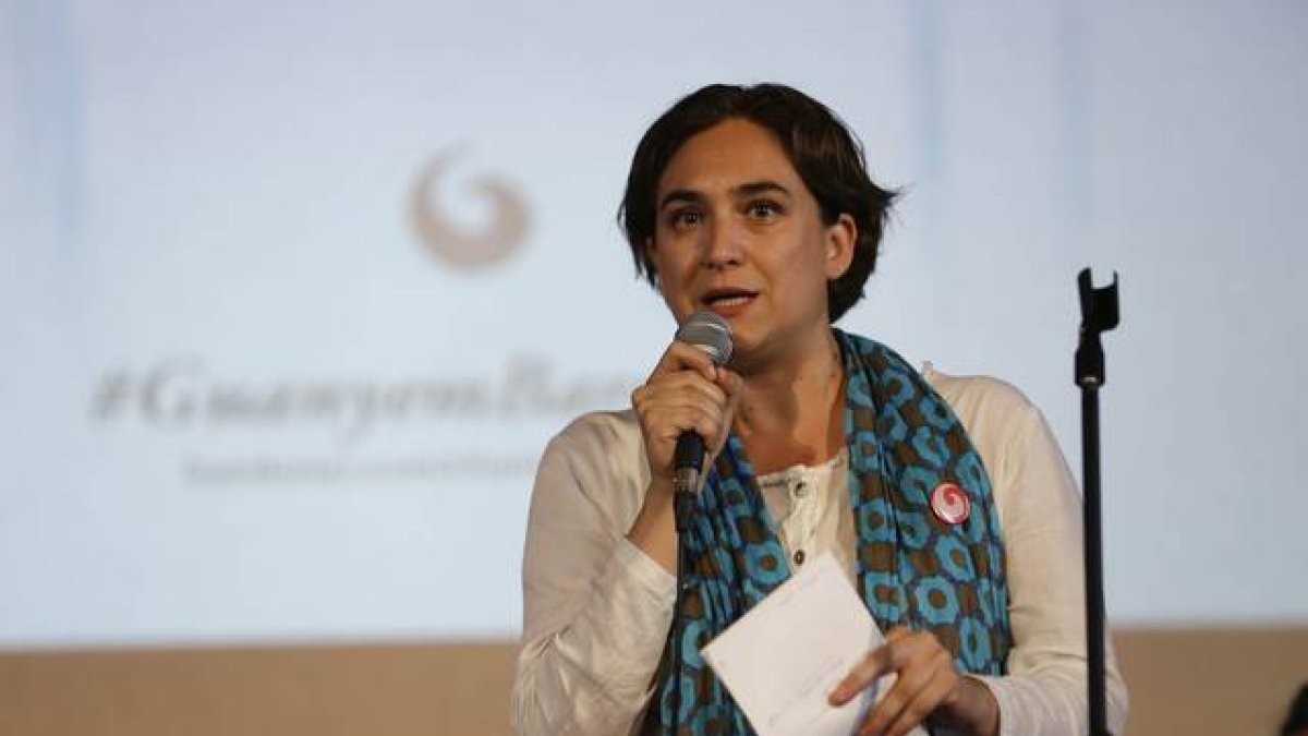 Ada Colau encabeza la candidatura de 'Guanyem Barcelona' de cara a las municipales del 2015.