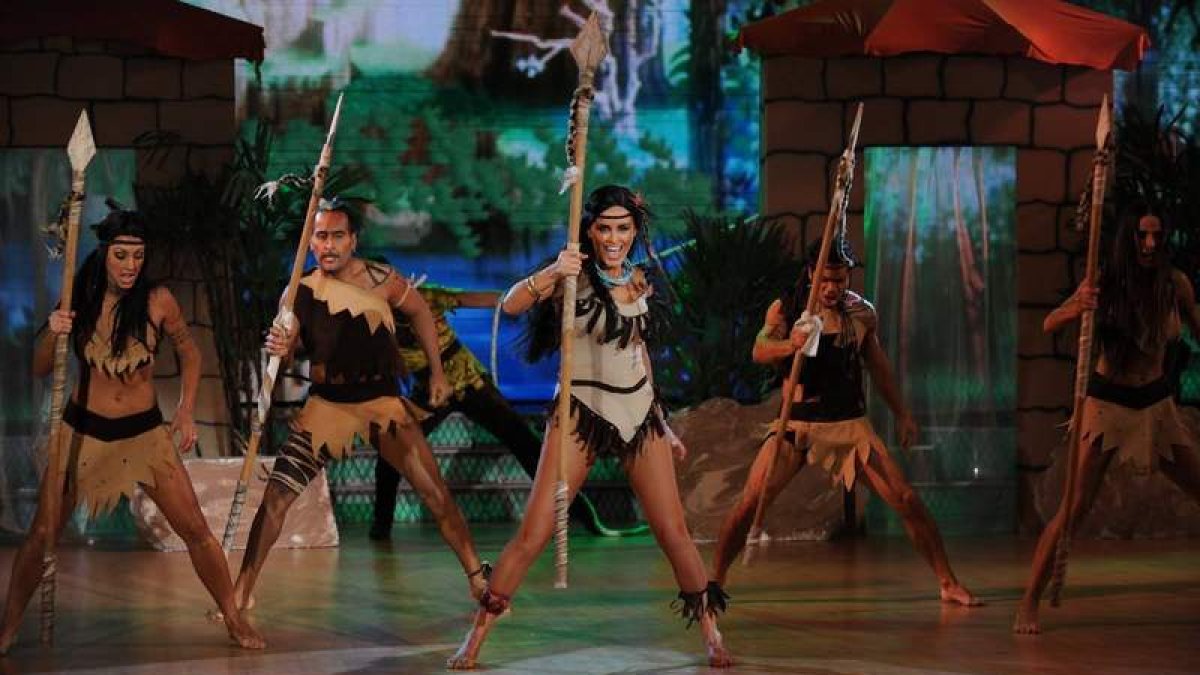 Una escena del musical ‘Pocahontas’.