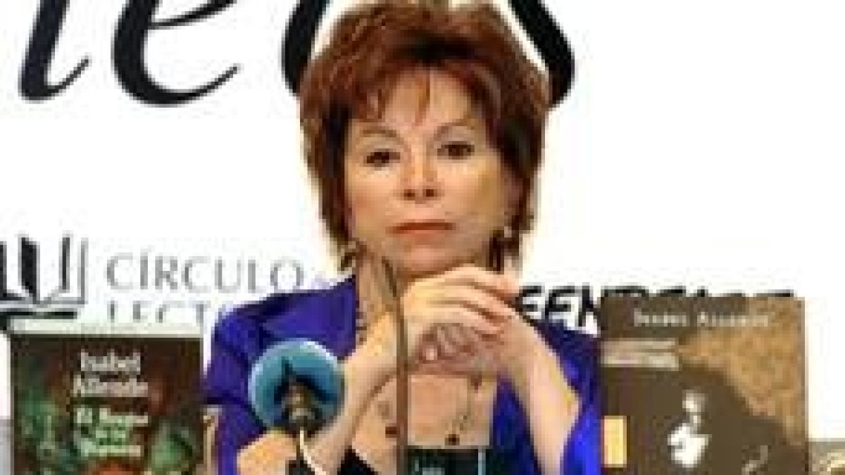 Isabel Allende en la presentación de su último libro