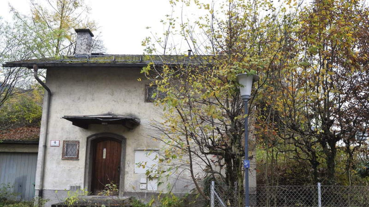 La casa que el coleccionista de arte alemán Cornelius Gurlitt tiene en Salzburgo .