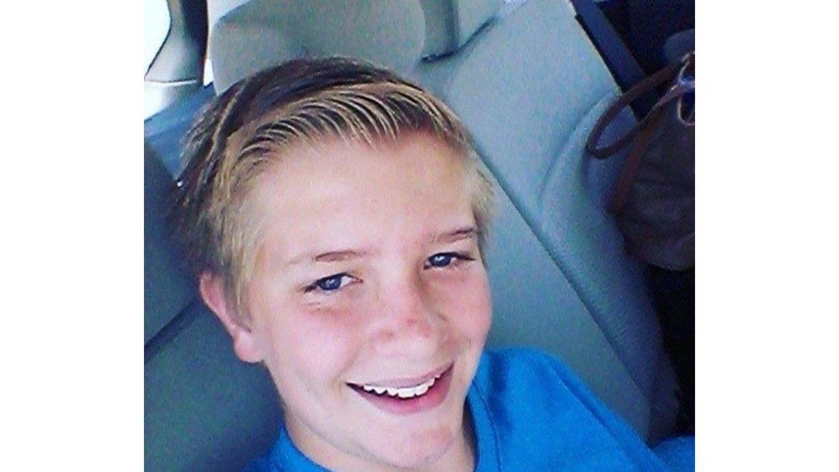 Weston Imer, el niño de 12 años que está haciendo campaña por Donald Trump en Colorado.