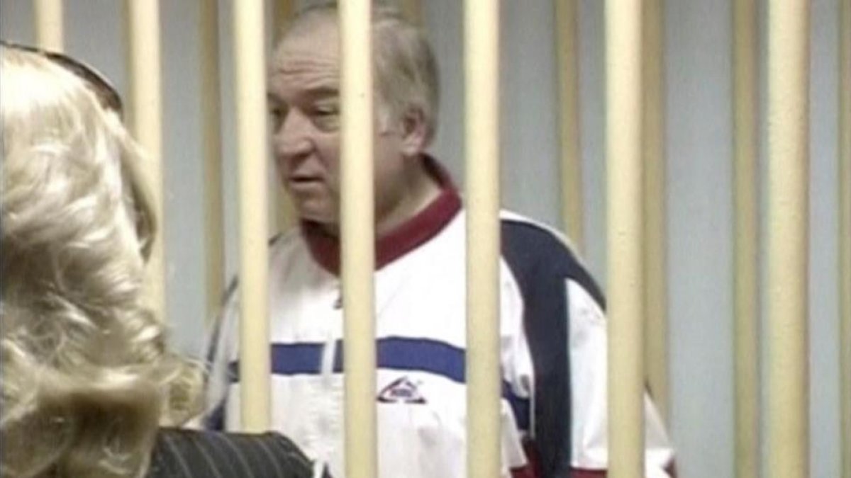 El exespía ruso Serguéi Skripal, en una cárcel militar de Moscú, en el 2006.