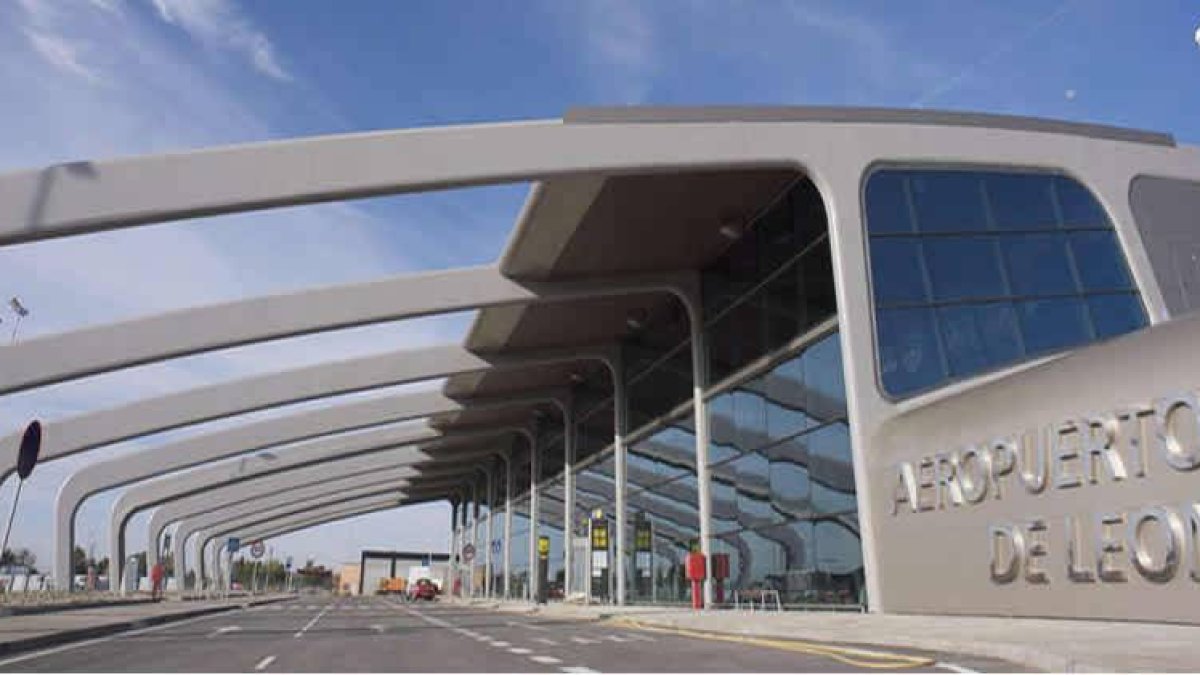 La terminal del aeropuerto de León, inaugurada en octubre del 2010