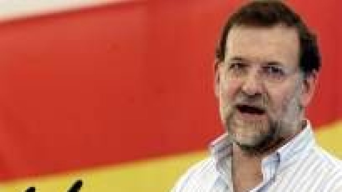 Rajoy, durante su intervención en el acto celebrado ayer en Cantabria