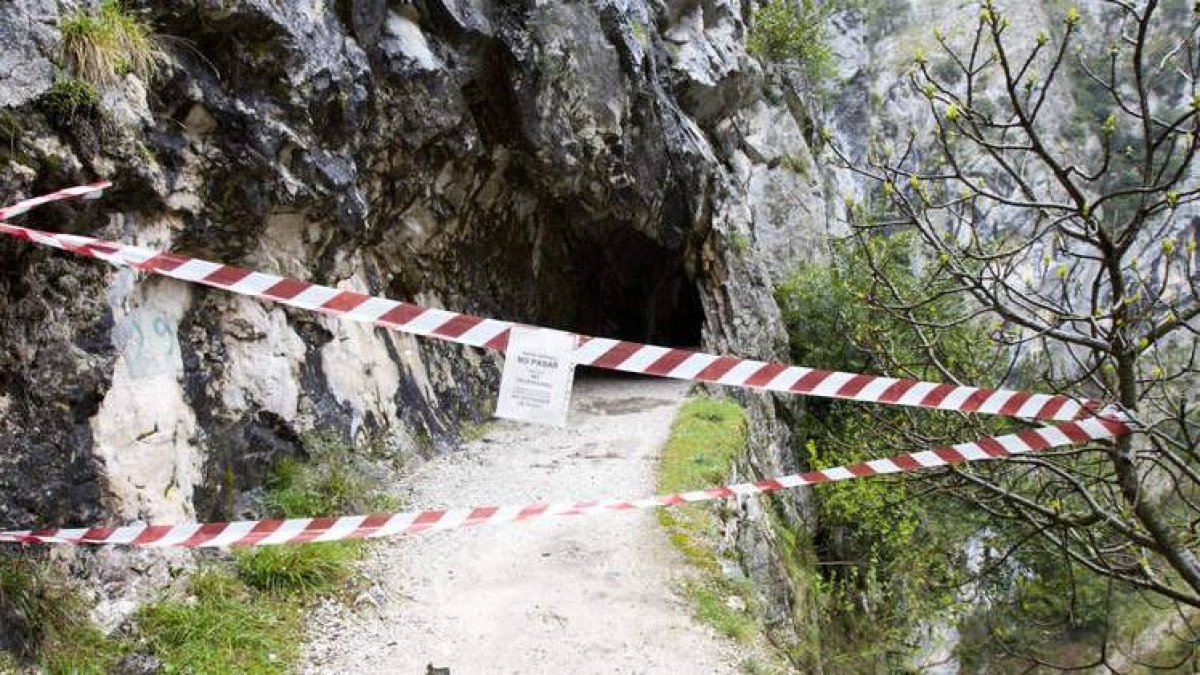 La ruta del Cares permaneció cortada desde abril hasta junio.