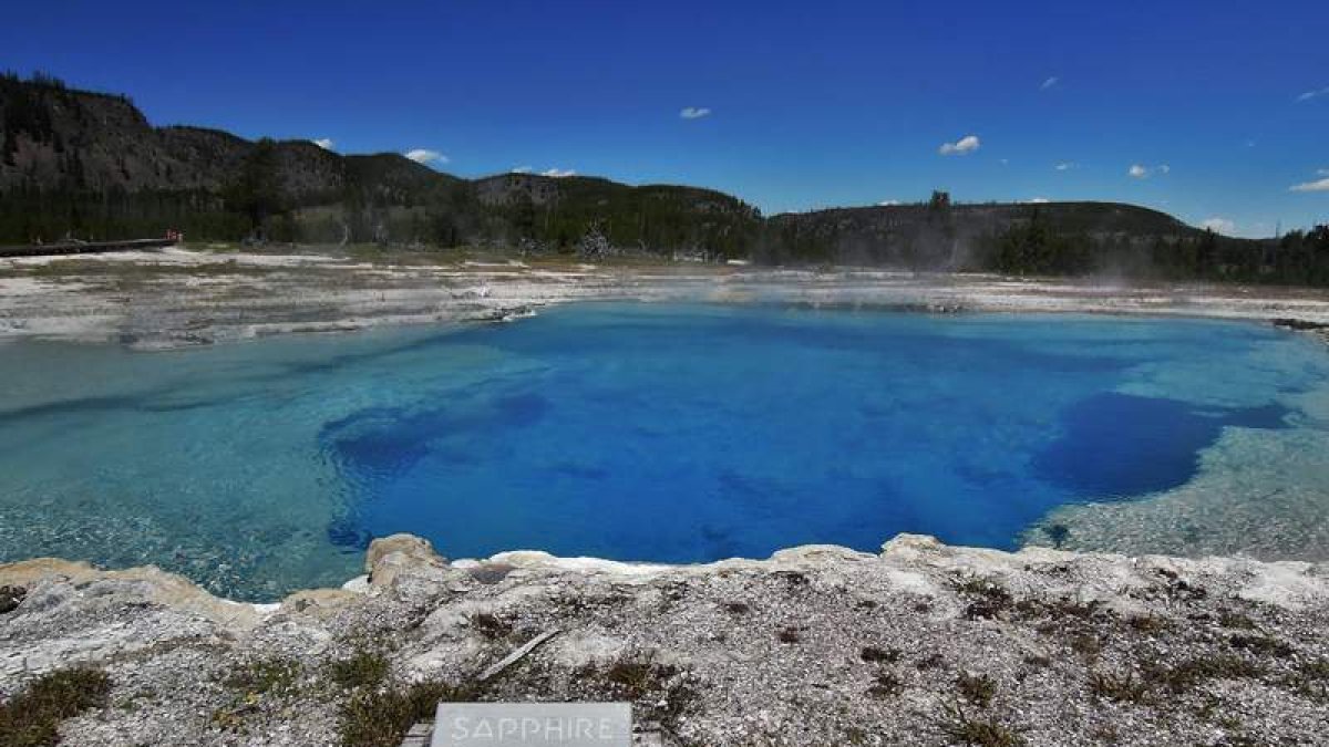 Saphire pool, en Yellowstone. MARTA JIMÉNEZ PINTO