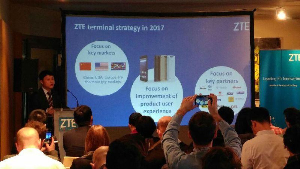 ZTE ha anunciado en la jornada previa al Mobile World Congress 2017 de Barcelona el Gigabit Phone.