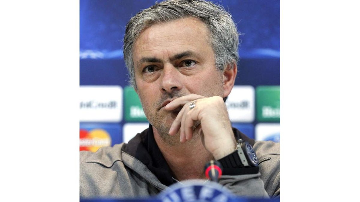El entrenador del Real Madrid, José Mourinho.