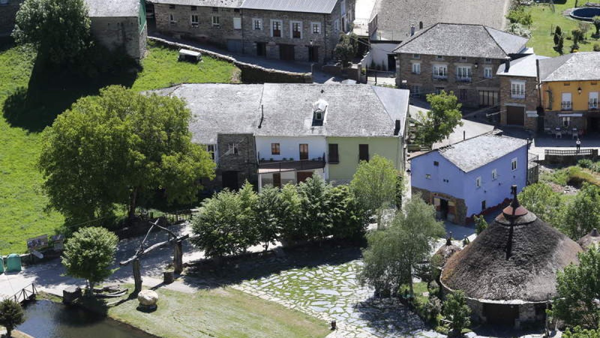 Imagen de la localidad de Balboa, en el Bierzo Oeste.