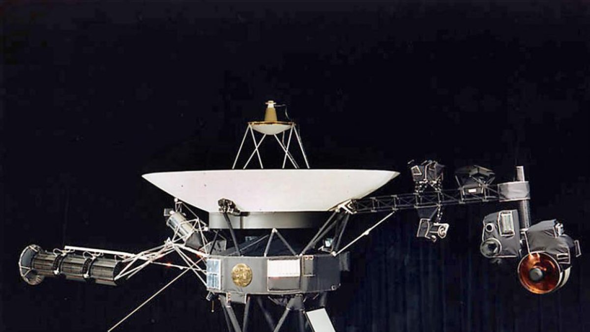 Una sonda Voyager en una imagen captada en el 2002