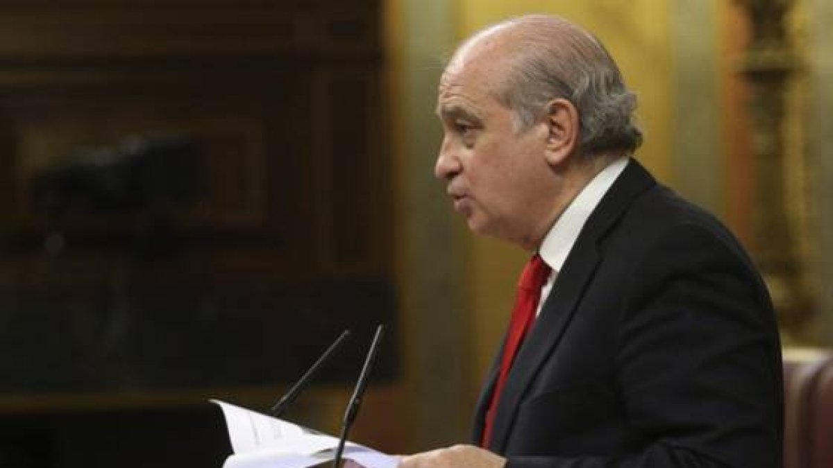 Jorge Fernández Díaz, en el Congreso.