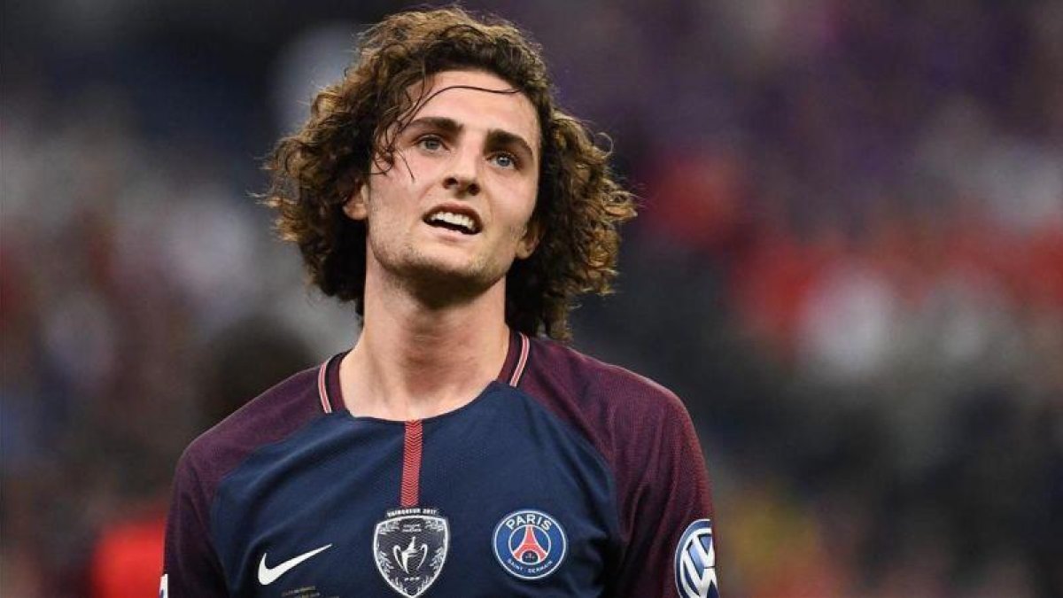 Rabiot, en un partido del PSG.