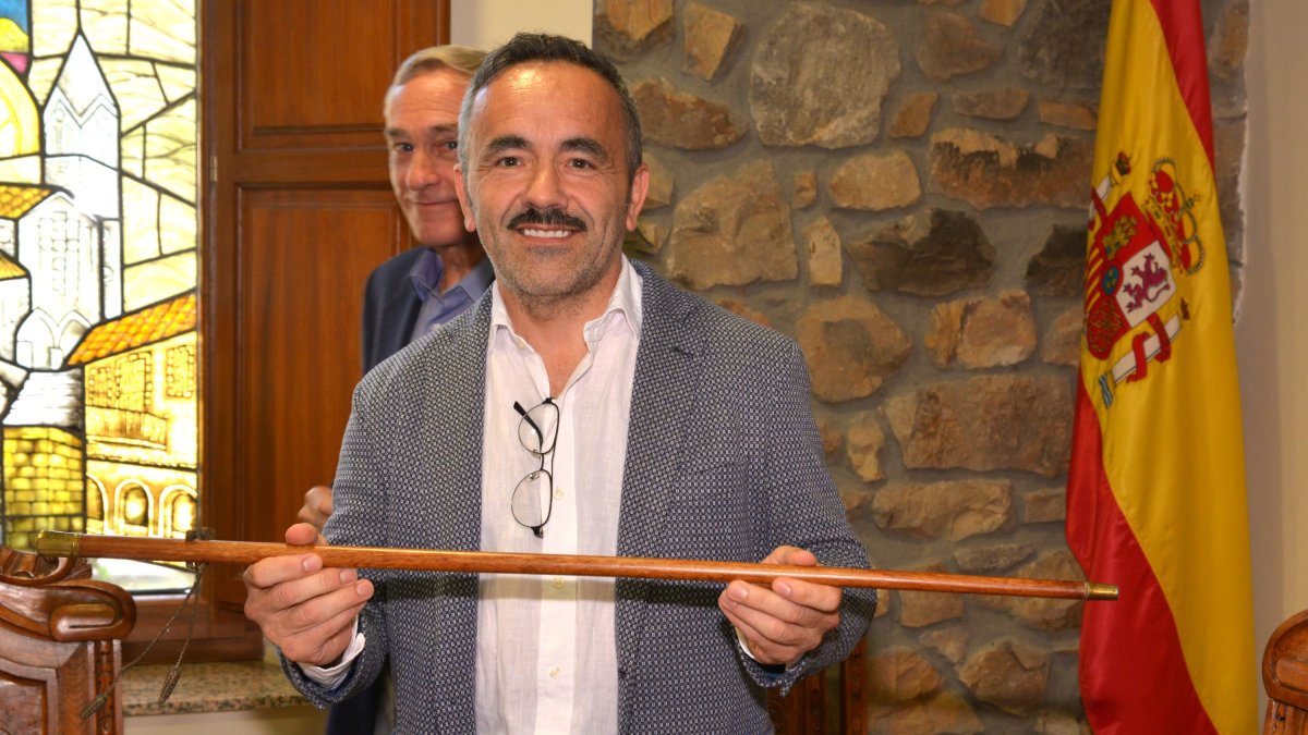 El leonesista Juan Carlos Álvarez, nuevo alcalde de Sabero. CASTRO