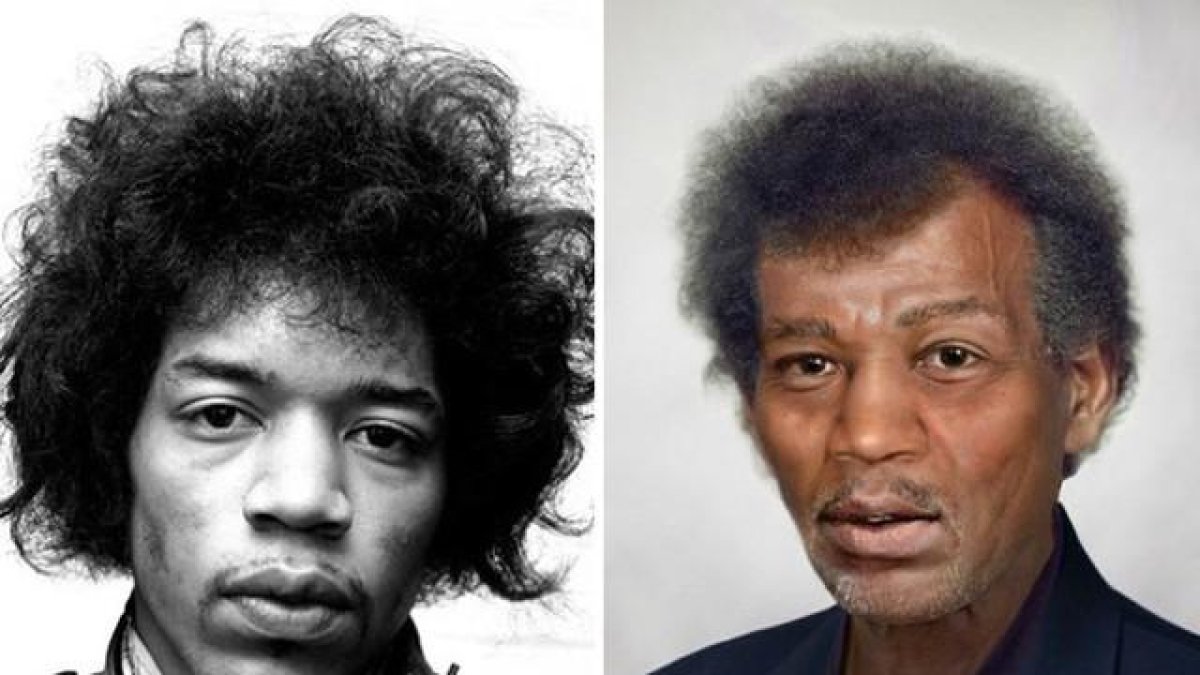 Jimi Hendrix ( 72 años).