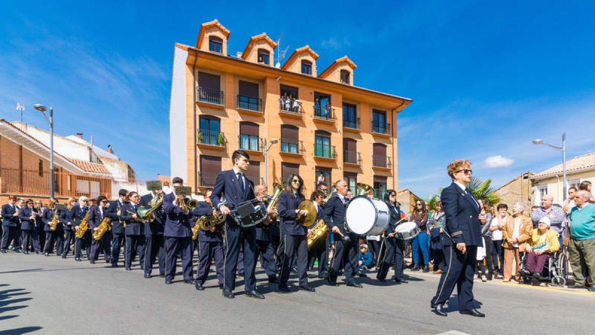 Imagen de la Banda Municipal de Música de Santa María del Páramo. ENFOCARTE