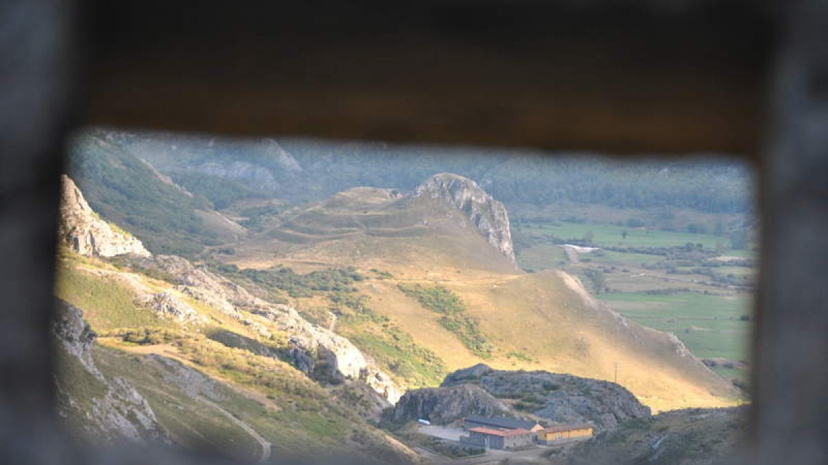Imagen del punto de observación del Cueto de Castiltejón, en el Frente Norte.