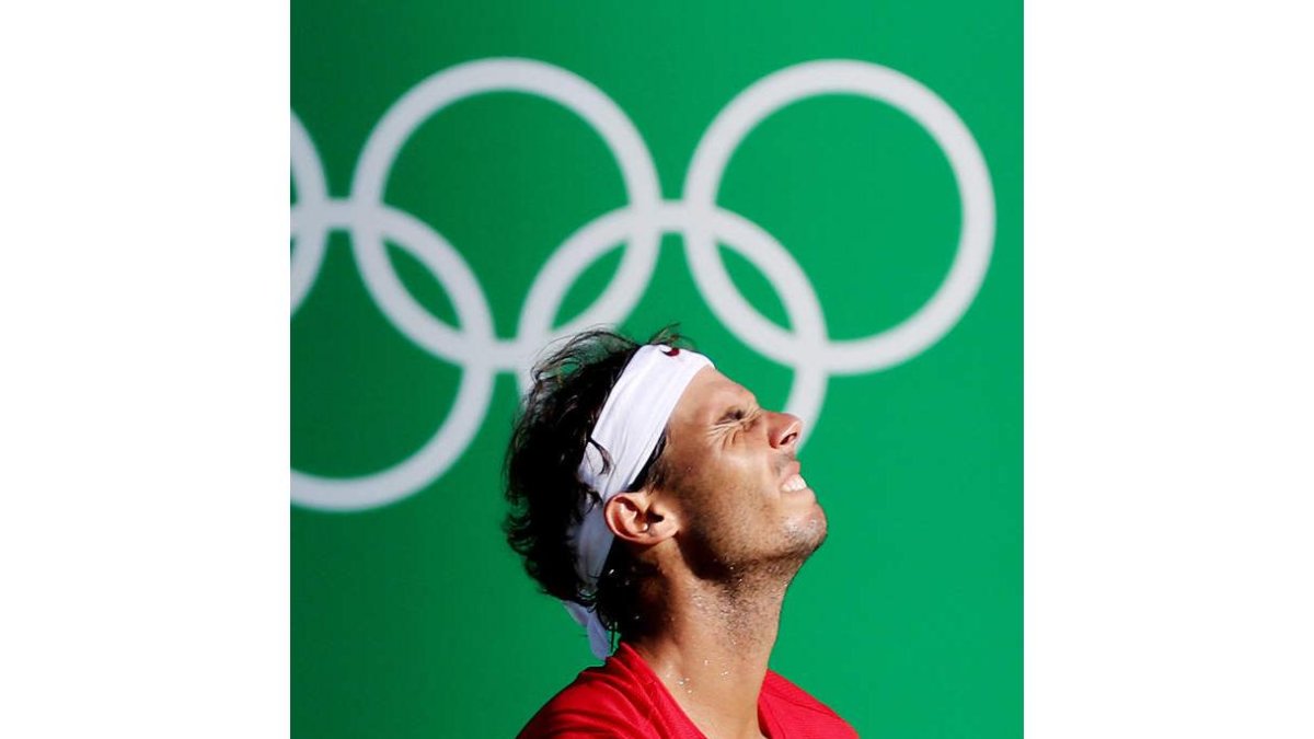 El español Rafael Nadal cede ante Nishikori por la medalla de bronce. LEONARDO MUÑOZ
