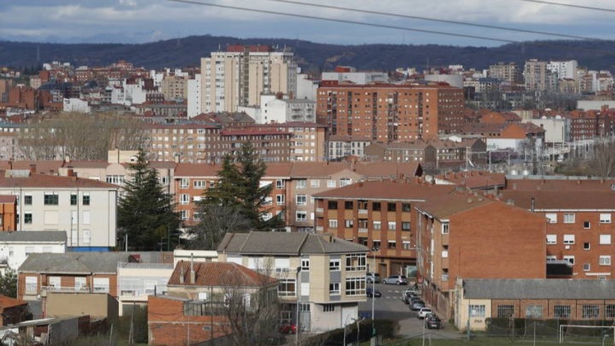 Bloques de viviendas en la ciudad de León. RAMIRO