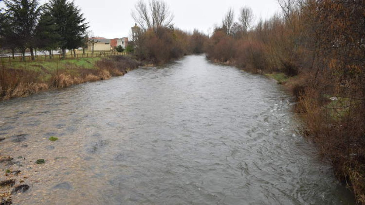 Río Tuerto a su paso por la localidad de Santa María de la Isla. A. RODRÍGUEZ