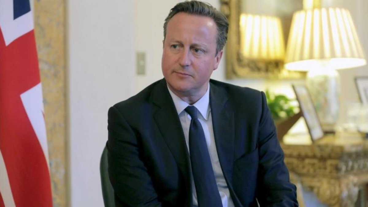 Cameron, durante una reunión con el primer ministro de Nueva Zelanda, el 31 de marzo, en Washington.