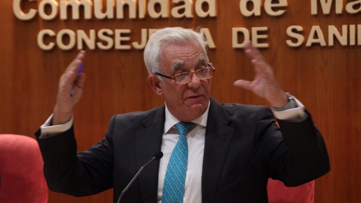 El exonsejero de sanidad de la Comunidad de Madrid, Jesús Sánchez Martos.