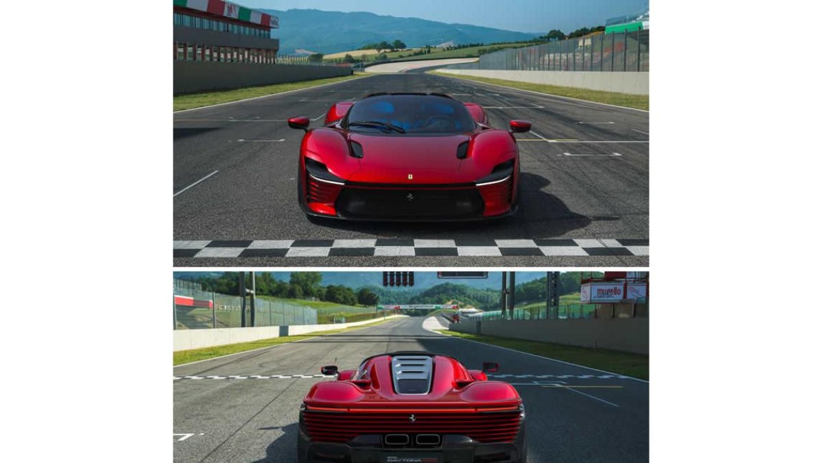 Frontal y zaga Ferrari Daytona