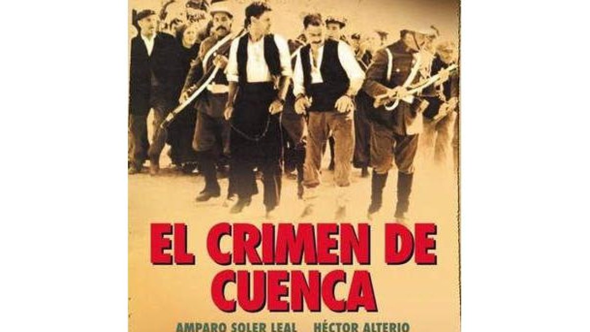 Cartel de la película «El crimen de Cuenca» de Pilar Miró.