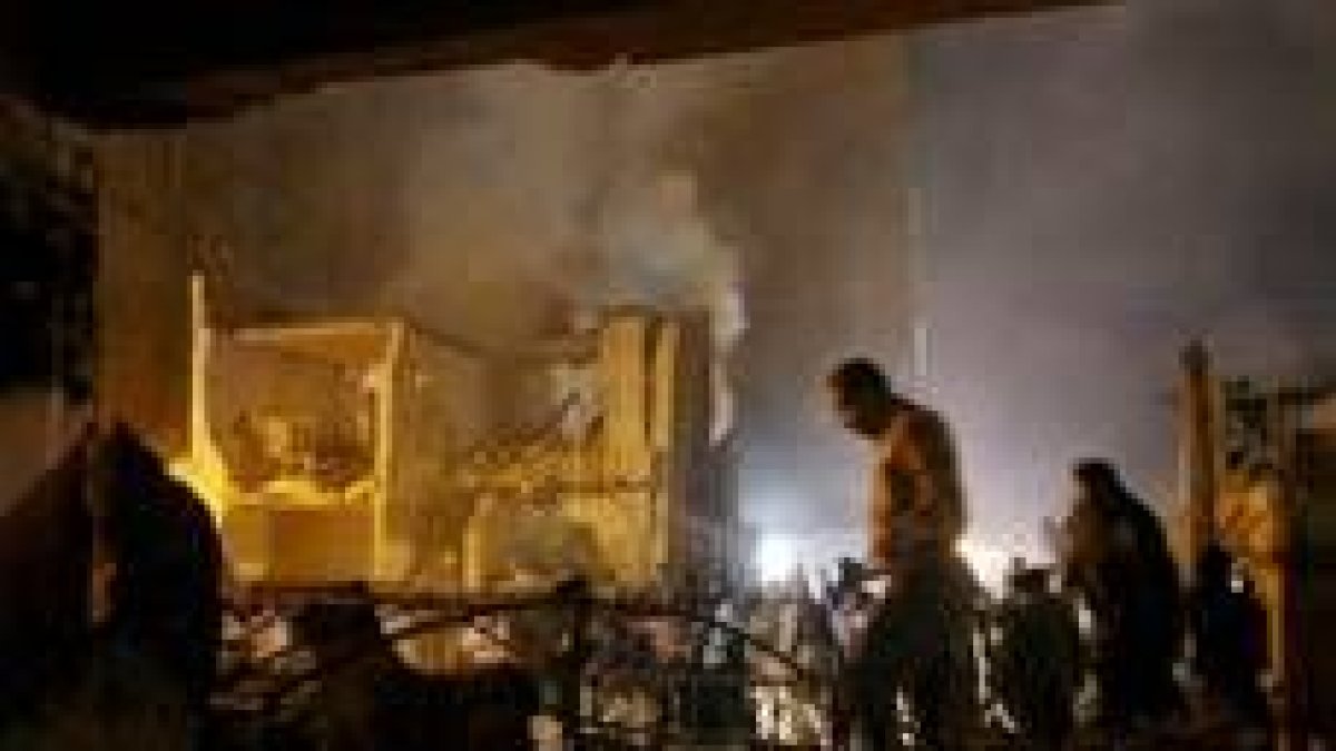 El hotel, situado en pleno centro de Bagdad, quedó totalmente destrozado tras el atentado
