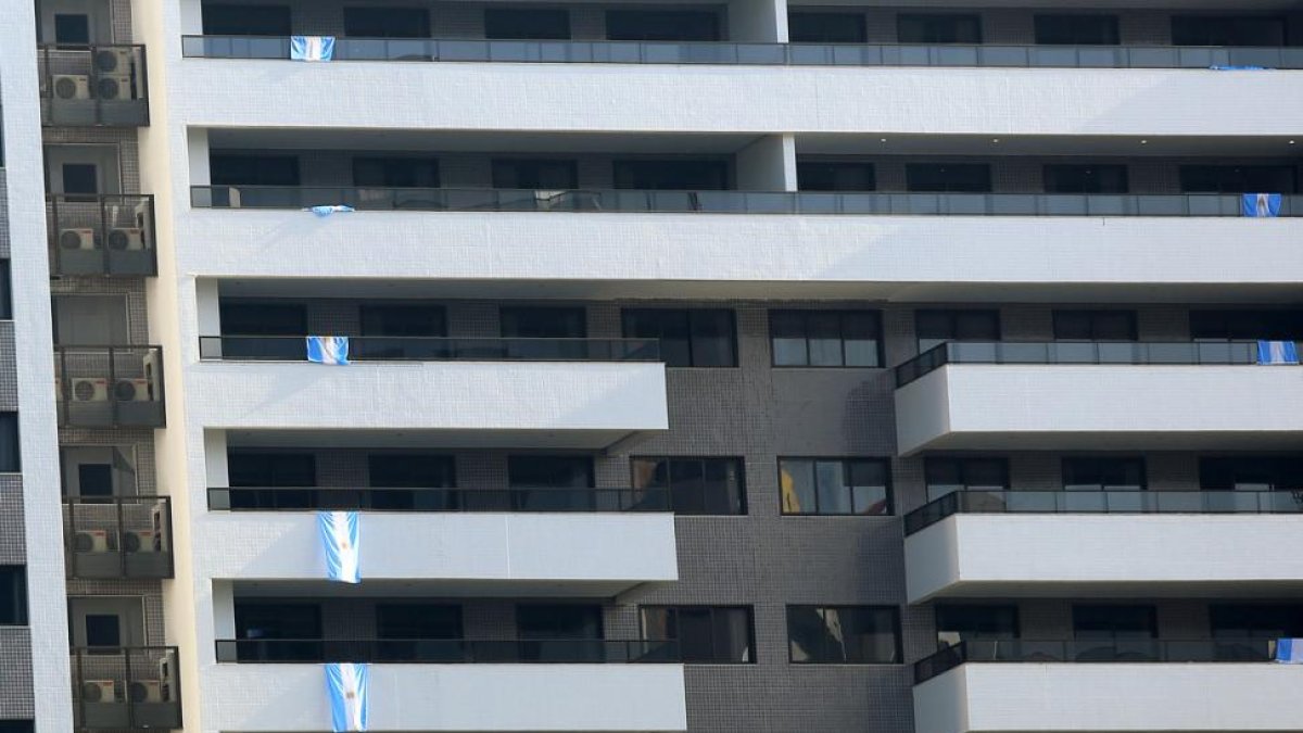 Edificios de apartamentos de la Villa Olímpica de Río de Janeiro.