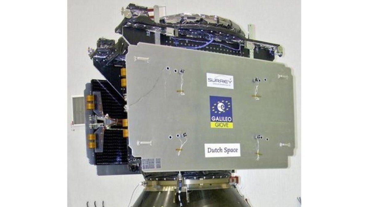 Uno de los aparatos que componen el sistema Galileo de posicionamiento por satélite.